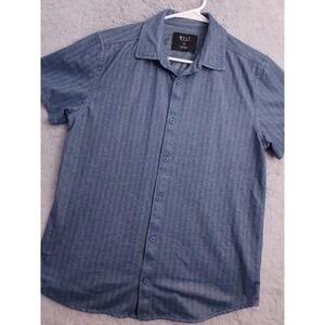 Bylt Shirt Mens Medium Premium Basics Performance Athleisure Cotton Blend Preppy